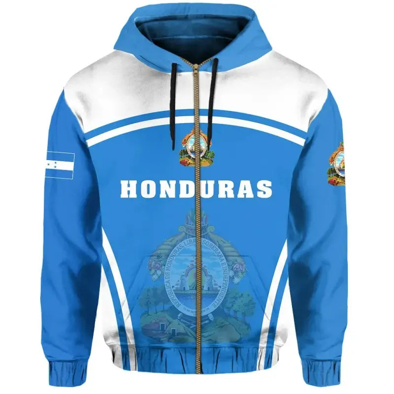 Honduras Hoodie (Zip) Sport Style RLT8 - Wonder Print Shop
