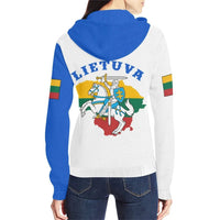 Lithuania Zip Hoodie Vytis Lietuva RLT6 - Wonder Print Shop