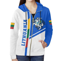 Lithuania Zip Hoodie Vytis Lietuva RLT6 - Wonder Print Shop