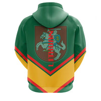 Lithuania Coat Of Arms Zip Hoodie Lucian Style RLT6 - Wonder Print Shop
