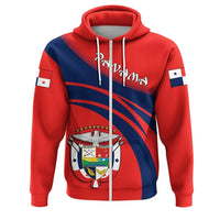 Panama Zip Hoodie Coat Of Arms Cricket Style RLT13 - Wonder Print Shop