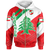 Lebanon Personalised Zip Up Hoodie Lebanon Flag Polygon Style24 RLT6 - Wonder Print Shop