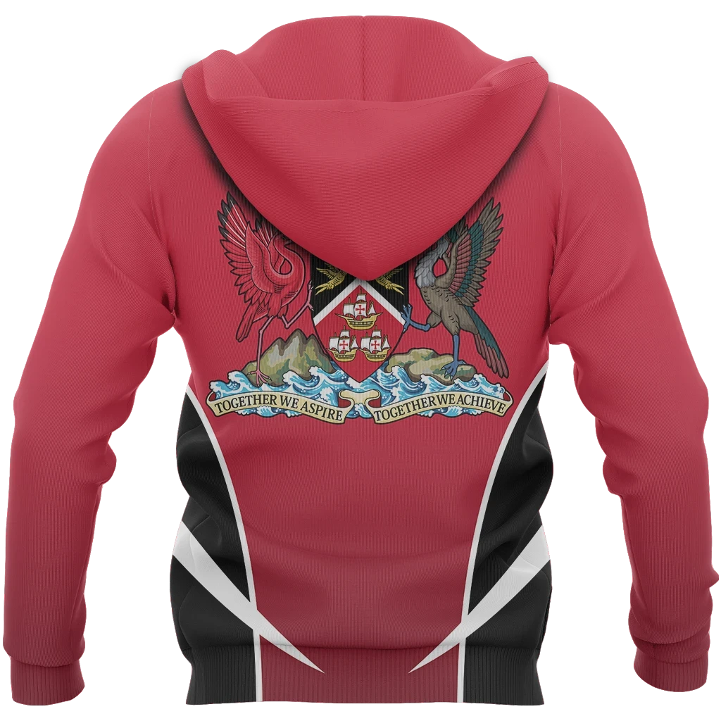Trinidad and Tobago Active Special Zip Hoodie2 RLT6 - Wonder Print Shop