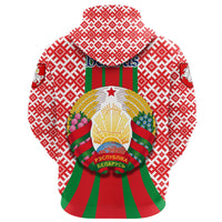 Belarus Zip Hoodie Victory Day RLT6 - Wonder Print Shop