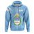 Argentina Of The Congo Christmas Coat Of Arms Zip Up Hoodie X Style RLT13 - Wonder Print Shop