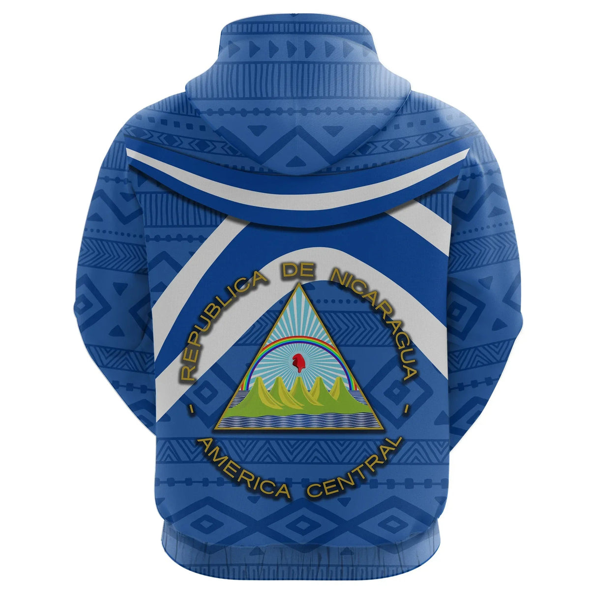 Nicaragua Zip Hoodie Vibes Version RLT8 - Wonder Print Shop