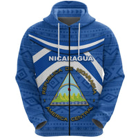 Nicaragua Zip Hoodie Vibes Version RLT8 - Wonder Print Shop