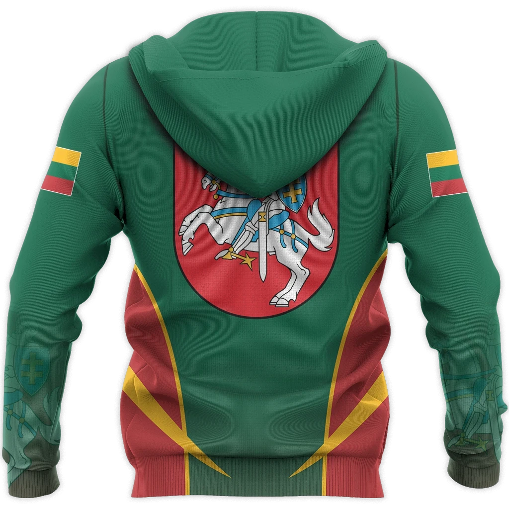 Lithuania Active Zip Hoodie6 RLT6 - Wonder Print Shop