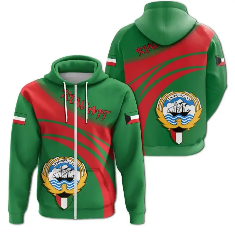 kuwait-coat-of-arms-zip-hoodie-cricket-style