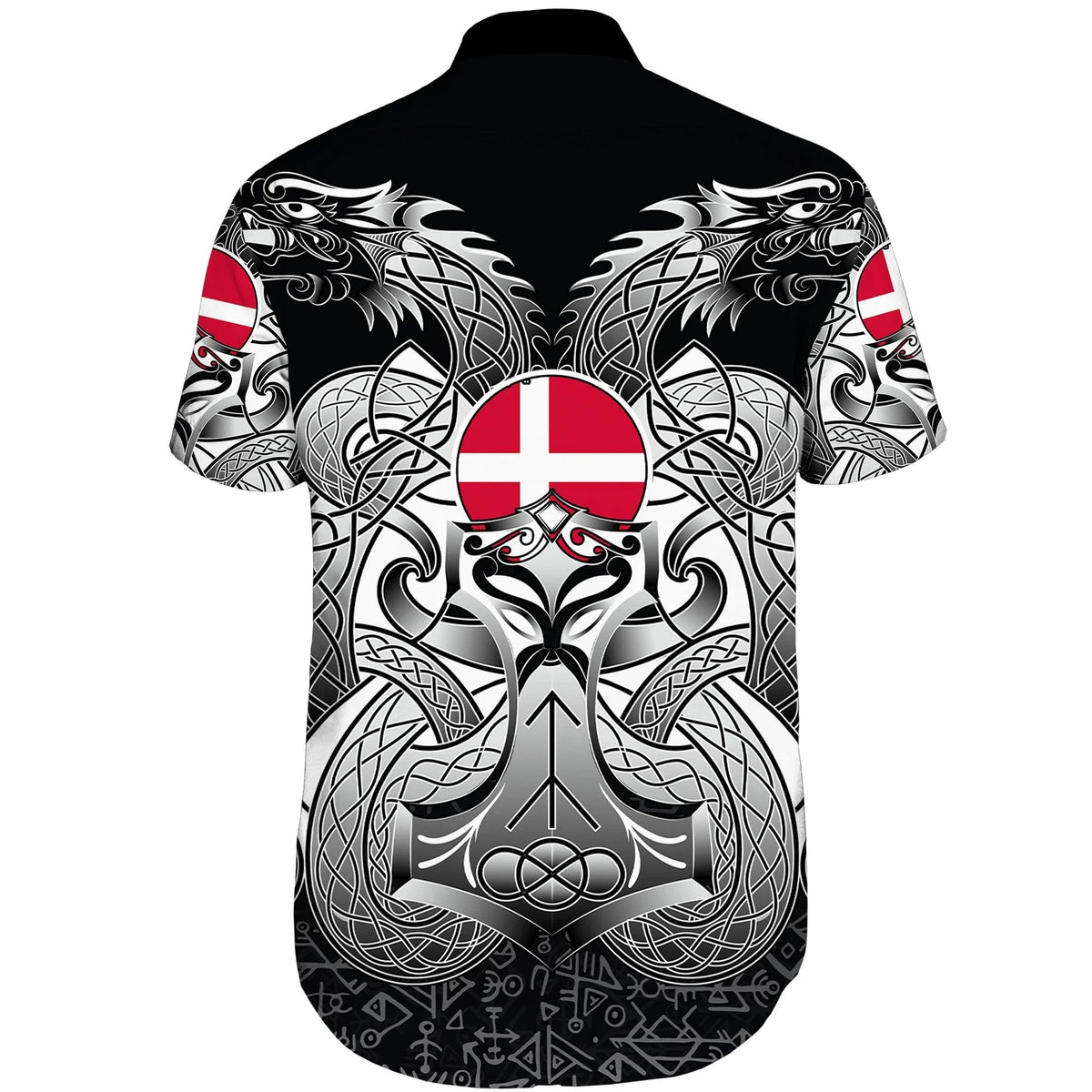 viking-shorts-sleeve-shirts-denmark-mjolnir-and-double-dragon
