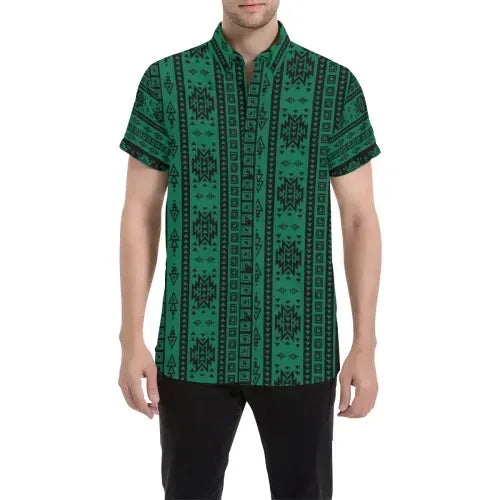 mexico-shorts-sleeve-shirt-aztec-pattern-02