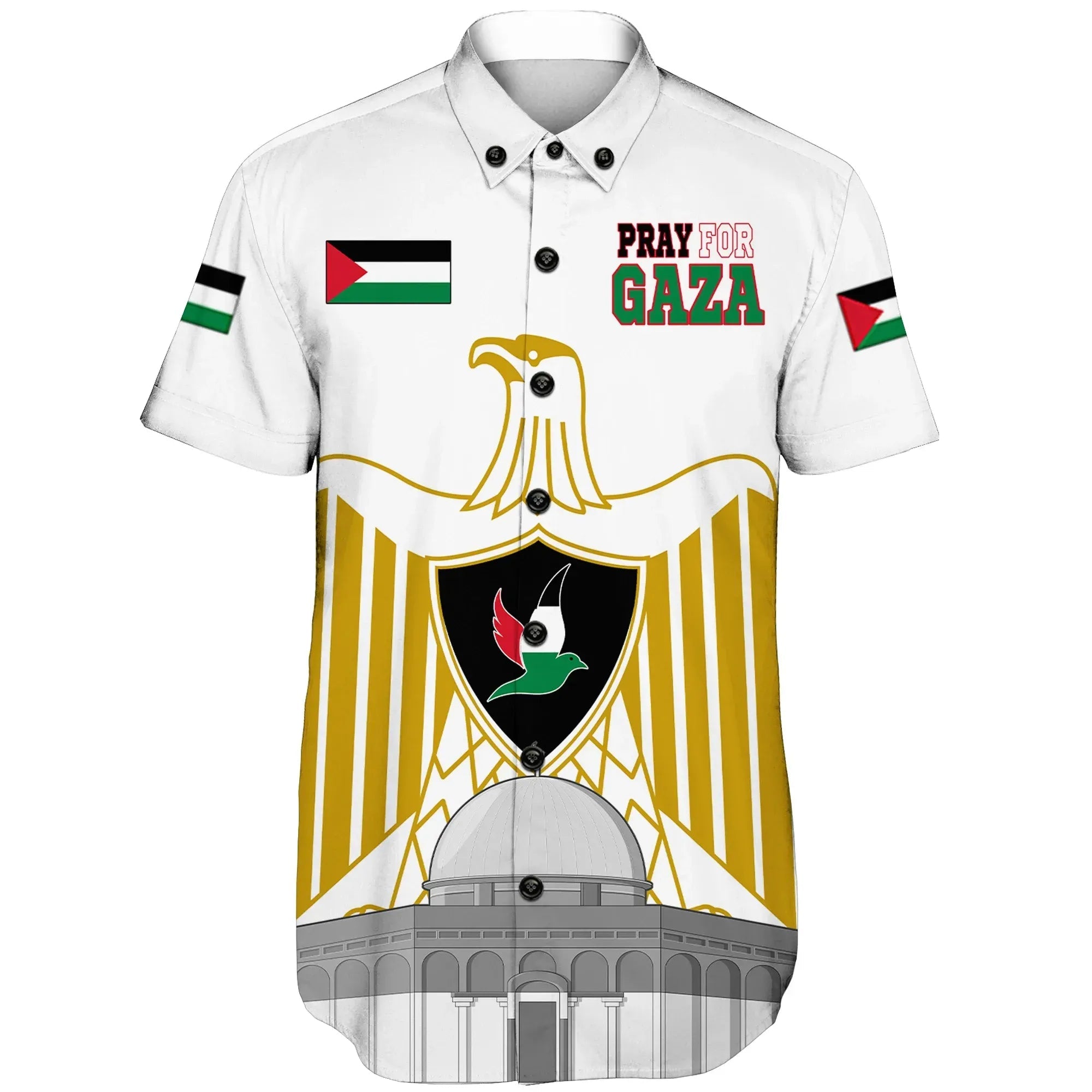 palestine-shorts-sleeve-shirt-be-stronger-gaza
