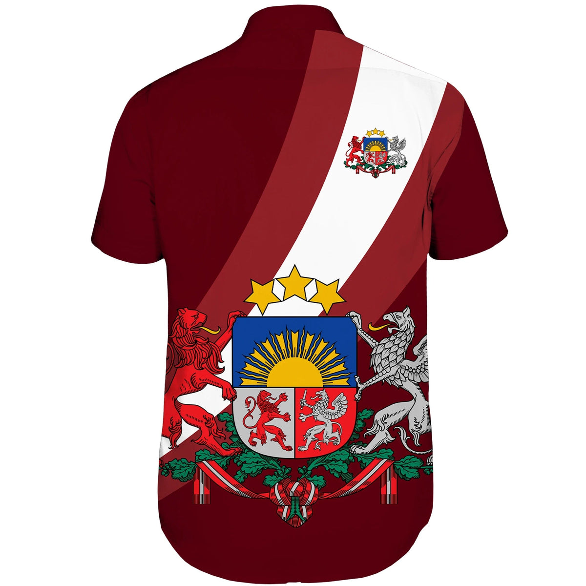 latvia-special-flag-shorts-sleeve-shirt