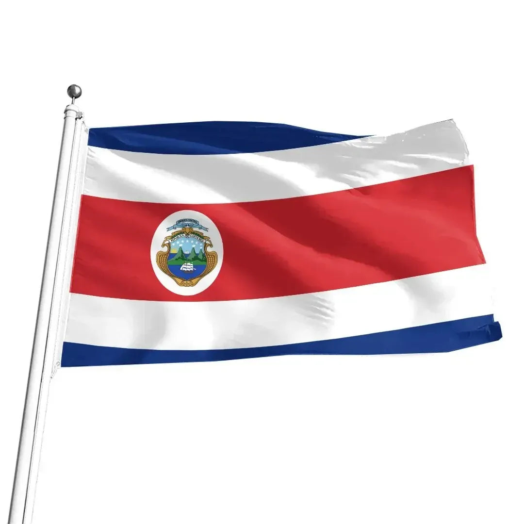 Costa Rica Flag RLT13 - Wonder Print Shop