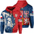 Czech Republic Hoodie Zip Lion Coat Ofrms RLT13 - Wonder Print Shop
