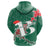 Bangladesh Christmas Coat Of Arms Zip Up Hoodie X Style RLT6 - Wonder Print Shop