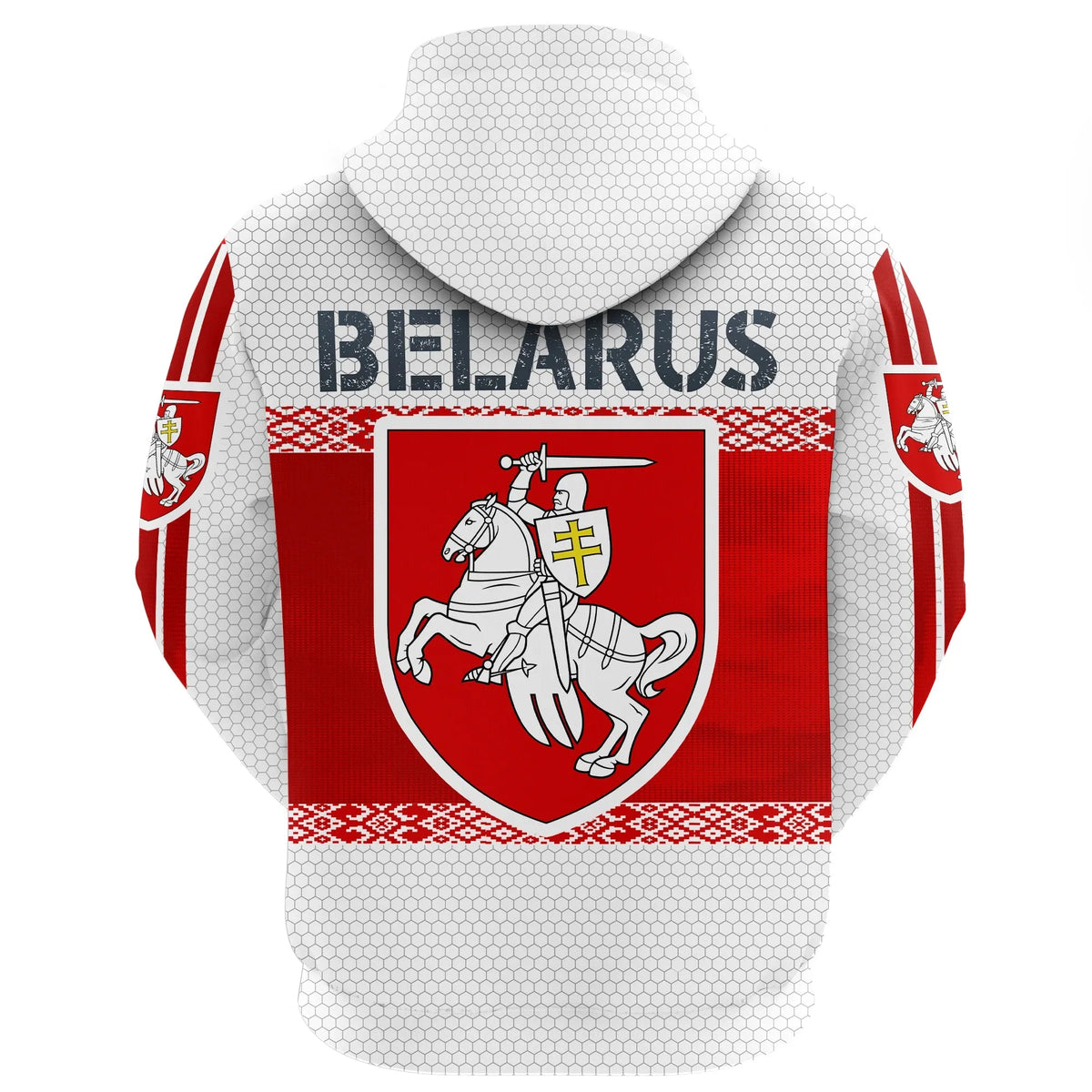 Belarus Coat of Arms Zip Hoodie Special RLT6 - Wonder Print Shop