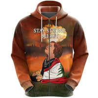 Lebanon Zip Hoodie RLT6 - Wonder Print Shop