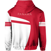 Panama Hoodie Zip Sport Premium Style Red RLT13 - Wonder Print Shop