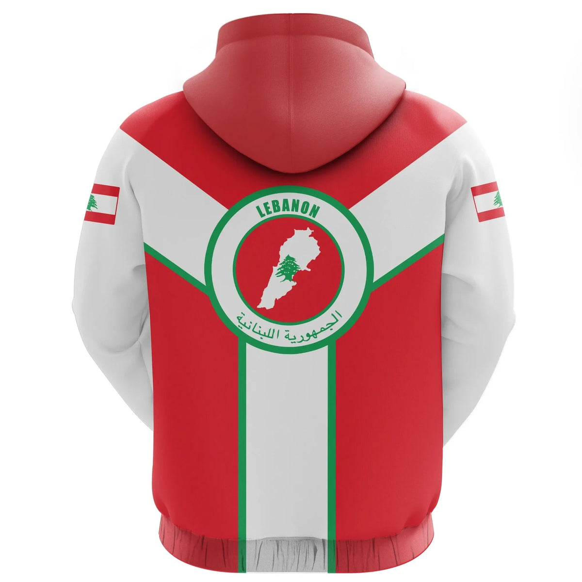 Lebanon Hoodie Rising (Zip) RLT6 - Wonder Print Shop