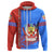 Democratic Republic Of The Congo Coat Of Arms Zip Up Hoodie Quarter Style RLT13 - Wonder Print Shop