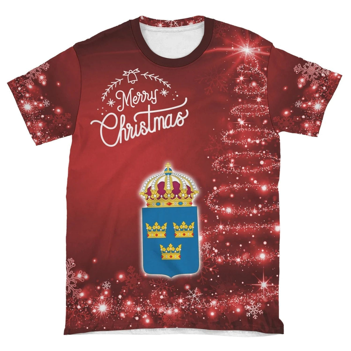 Sweden Christmas T Shirt RLT7 - Wonder Print Shop