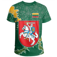 Lithuania Christmas Coat Of Arms T Shirt X Style8 RLT6 - Wonder Print Shop