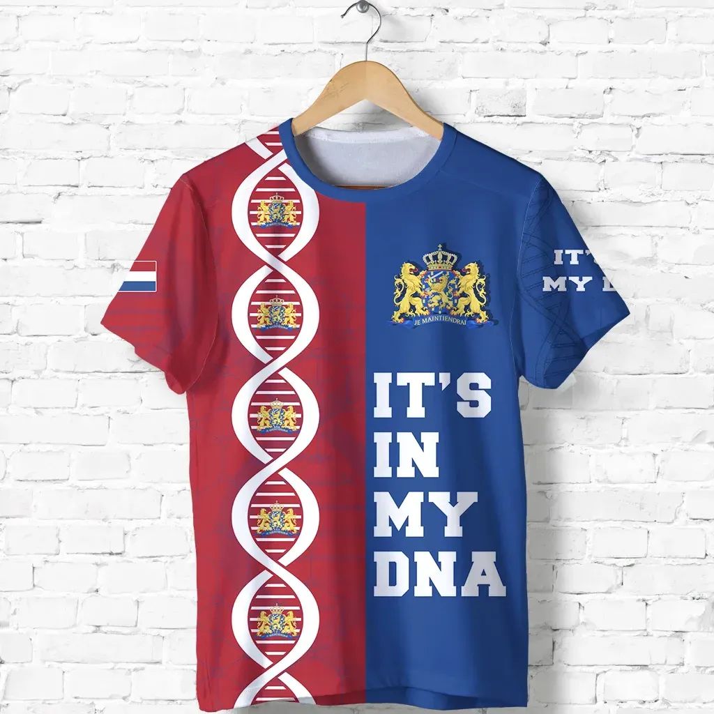 Netherlands Dna T Shirt RLT7 - Wonder Print Shop