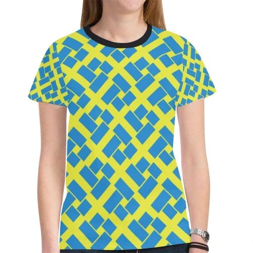 Sweden Flag Seamless T Shirt RLT7 - Wonder Print Shop