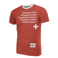 Switzerland Passport T Shirt RLT13 - Wonder Print Shop
