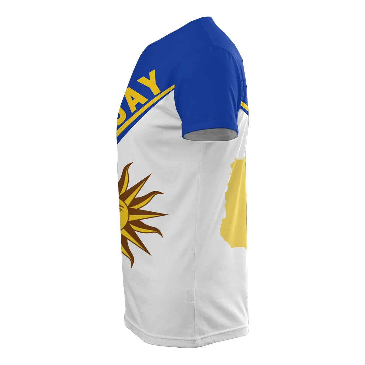 Uruguay Coat Of Arms Up Style T Shirt RLT6 - Wonder Print Shop