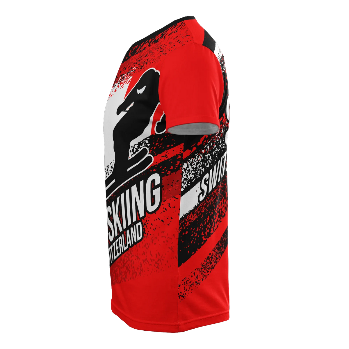 Switzerland T Shirt Switzerland Skiing RLT13 - Wonder Print Shop