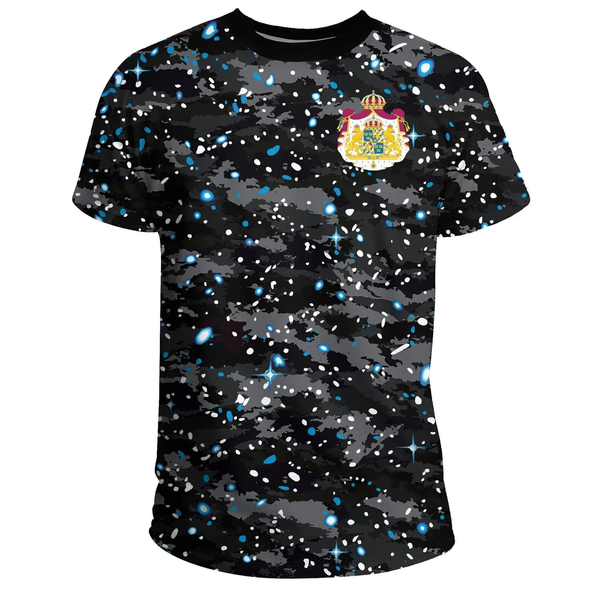 Sweden T Shirt Space Camo RLT7 - Wonder Print Shop