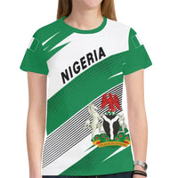 Nigeria Flag T Shirt Pride Style RLT8 - Wonder Print Shop