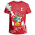 Peru Christmas Coat Of Arms T Shirt X Style RLT7 - Wonder Print Shop