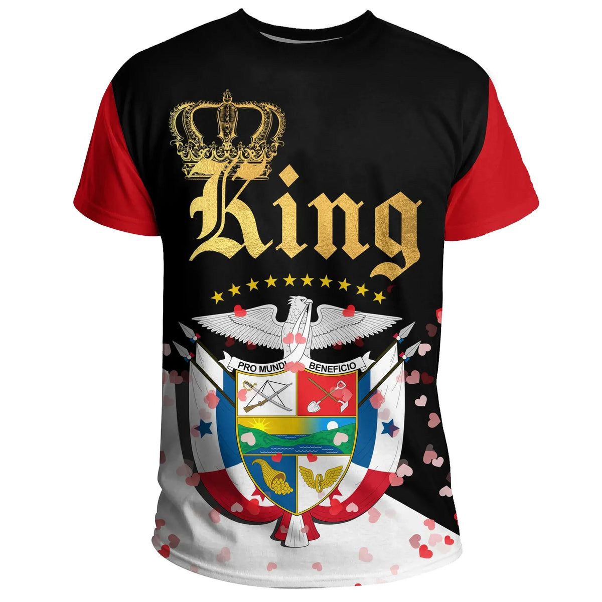Panama T Shirt King Valentine Couple RLT13 - Wonder Print Shop