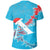 Azerbaijan Christmas Coat Of Arms T Shirt X Style RLT8 - Wonder Print Shop