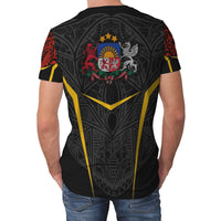 Latvia T Shirt Tribal Style RLT6 - Wonder Print Shop