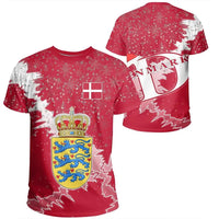 Denmark Christmas Coat Of Arms T Shirt X Style RLT13 - Wonder Print Shop