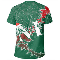 Christmas Mexico T Shirt Coat Of Arms X Style RLT13 - Wonder Print Shop