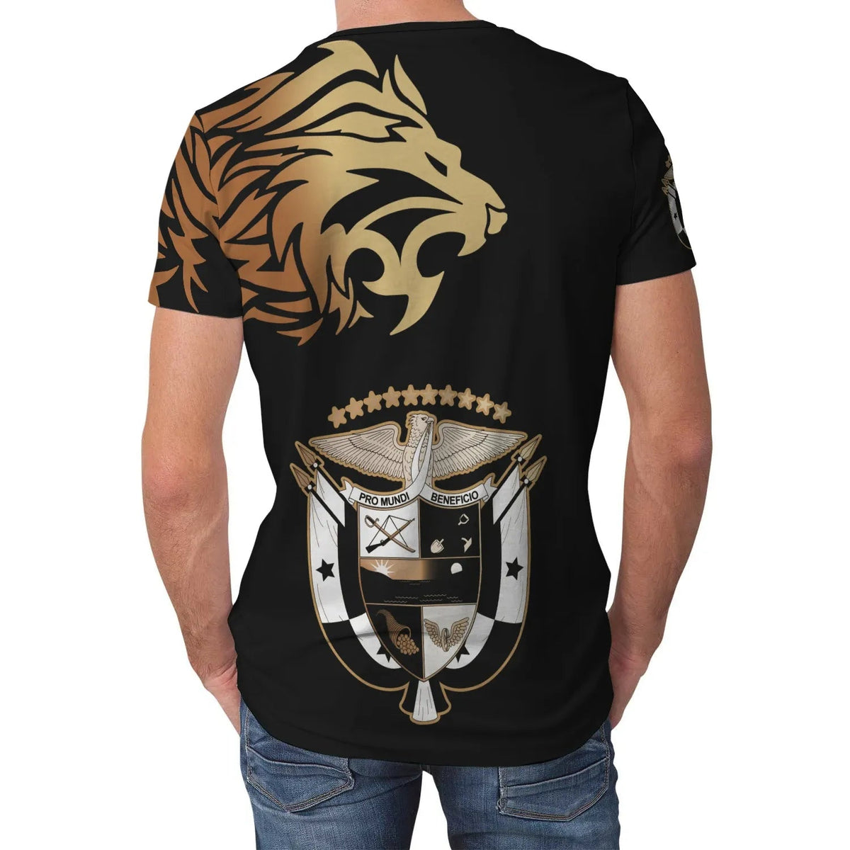 Panama T Shirt Lion Style RLT13 - Wonder Print Shop