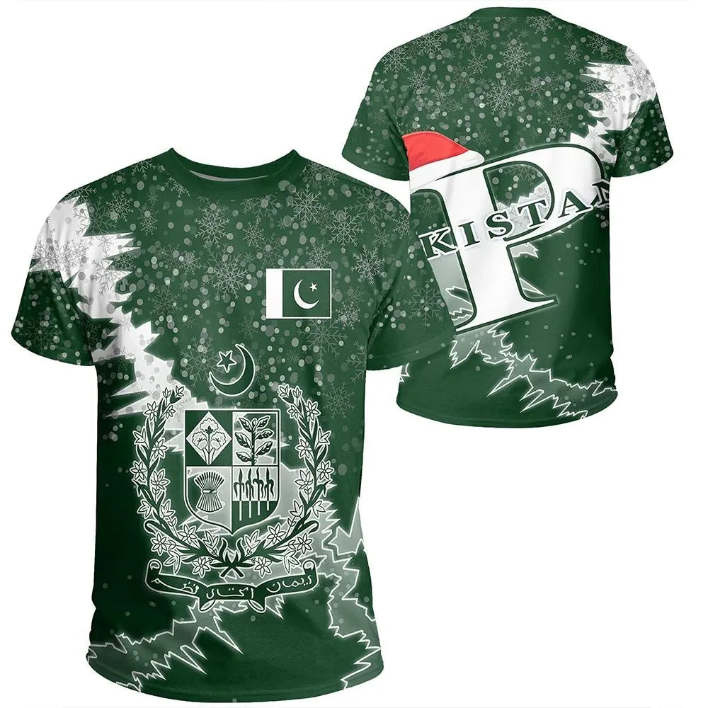 Pakistan Christmas Coat Of Arms T Shirt X Style RLT13 - Wonder Print Shop