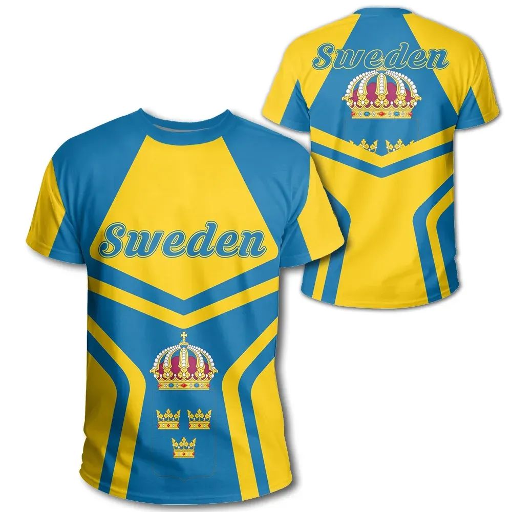 Sweden Coat Of Arms T Shirt My Style RLT7 - Wonder Print Shop