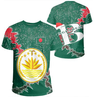 Bangladesh Christmas Coat Of Arms T Shirt X Style RLT6 - Wonder Print Shop