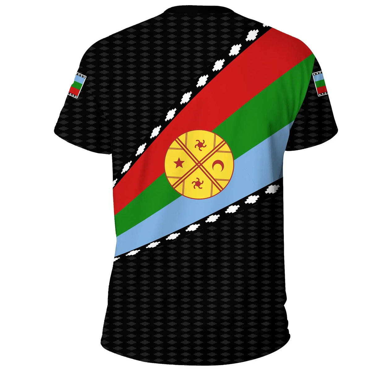 Mapuche T Shirt Flag Style - Wonder Print Shop