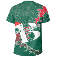 Bangladesh Christmas Coat Of Arms T Shirt X Style RLT6 - Wonder Print Shop