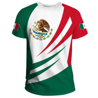 Mexico T Shirt Coat Of Arms Bincjou RLT13 - Wonder Print Shop