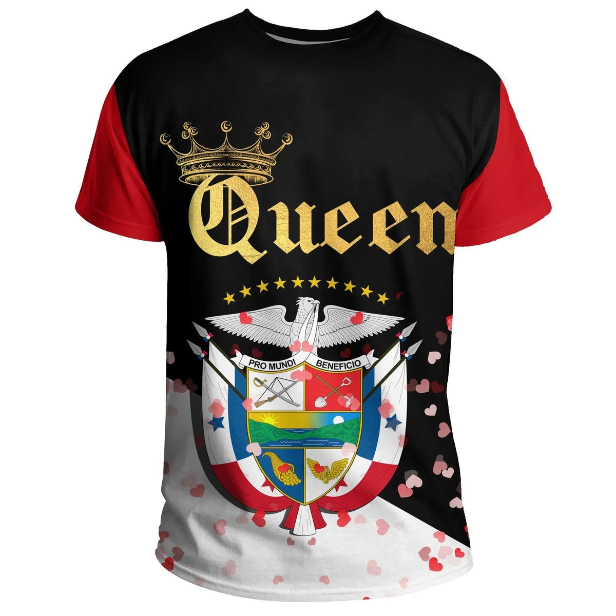 Panama T Shirt Queen Valentine Couple RLT13 - Wonder Print Shop