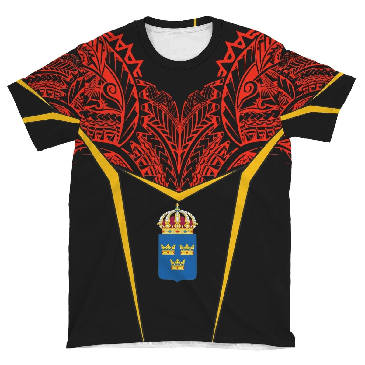 Sweden Unisex T Shirt Tribal Style RLT7 - Wonder Print Shop