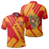 Armenia Polo Shirt Coat Of Arms Rockie RLT8 - Wonder Print Shop